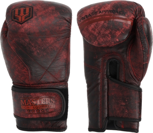 Rękawice bokserskie skórzane Masters RBT-MAROON