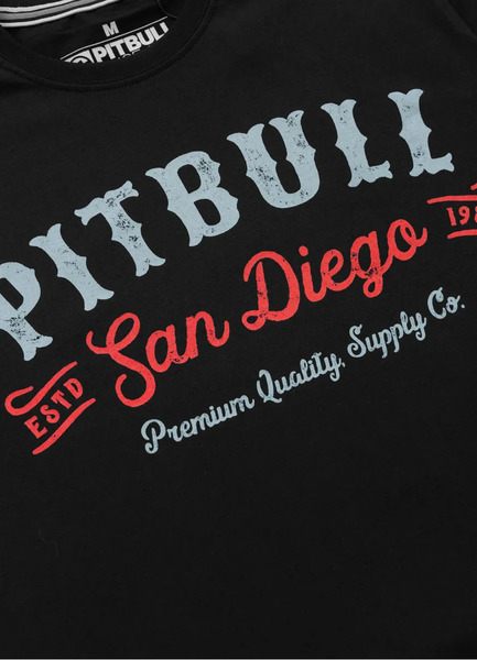 Koszulka męska PIT BULL "STRENGTH & RESPECT" - czarna