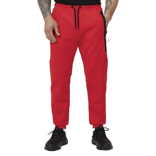 Spodnie dresowe PIT BULL "DOGWOOD POCKET" - czerwony