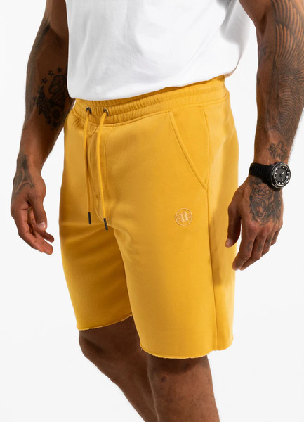 Szorty dresowe męskie WASHED PIT BULL "LANCASTER II" - bordowy