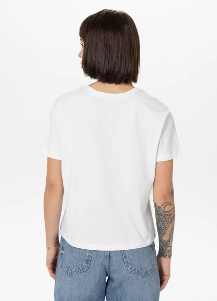 Women&#39;s Oversize PIT BULL &quot;HEART&quot; T-shirt - white