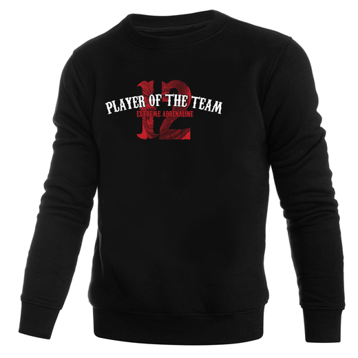 Extreme Adrenaline "12 Player" Sweatshirt - Red