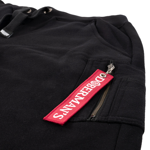 Spodnie dresowe Dobermans Aggressive "UNITED FIGHT DOBERMANS SPDK279" - czarne