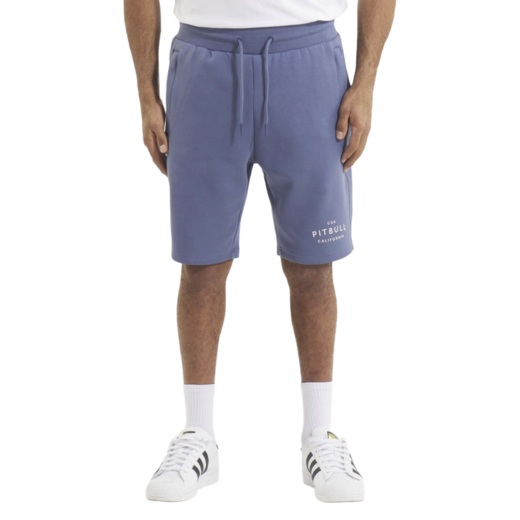 PIT BULL "SAMPSON" men's sweat shorts - blue