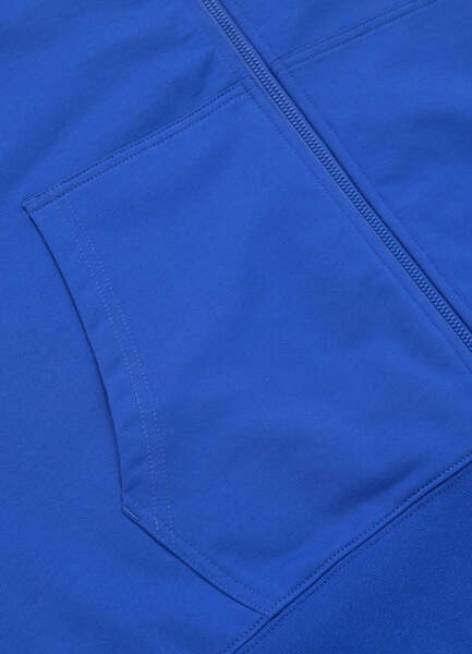 Bluza rozpinana z kapturem PIT BULL "SMALL LOGO NUGGET" - niebieski