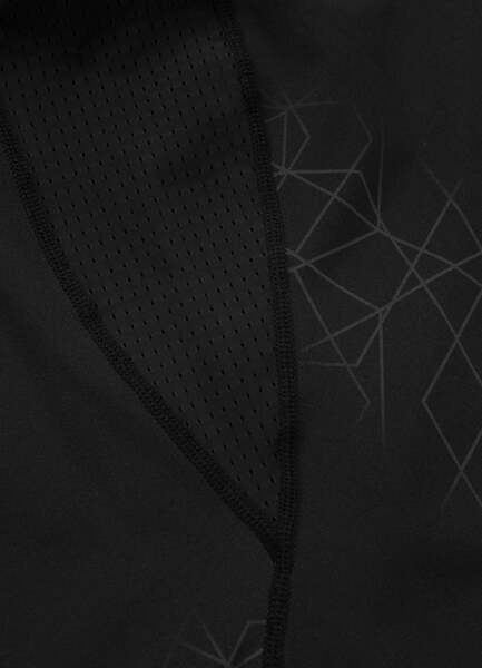 Rashguard longsleeve PIT BULL "RAY" - czarny/czerwony