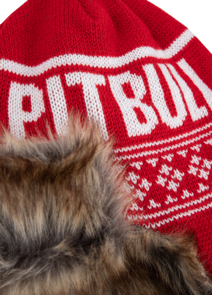 Czapka zimowa PIT BULL "Mission Bay" - czerwona