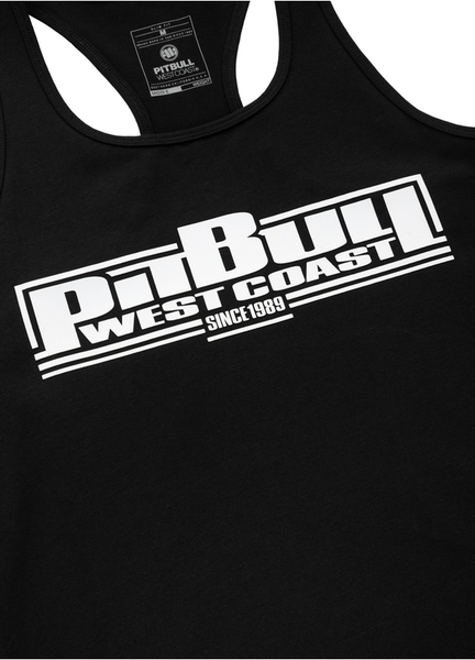 Koszulka Tank Top damska PIT BULL "Classic Boxing" '21 Slim Fit - czarna
