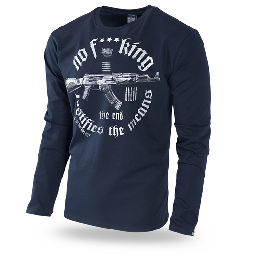 Longsleeve Dobermans Aggressive "DOBERMAN’S WEAPON " LS243" - granatowy