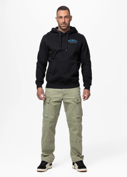 Bluza męska z kapturem PIT BULL "MIDNIGHT" - czarny