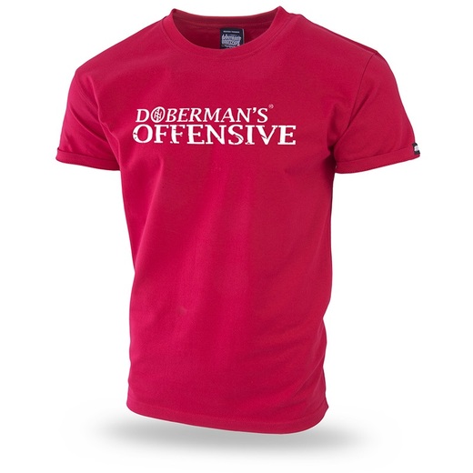 T-shirt Dobermans Aggressive &quot;Dobermans Offensive TS180&quot; - red