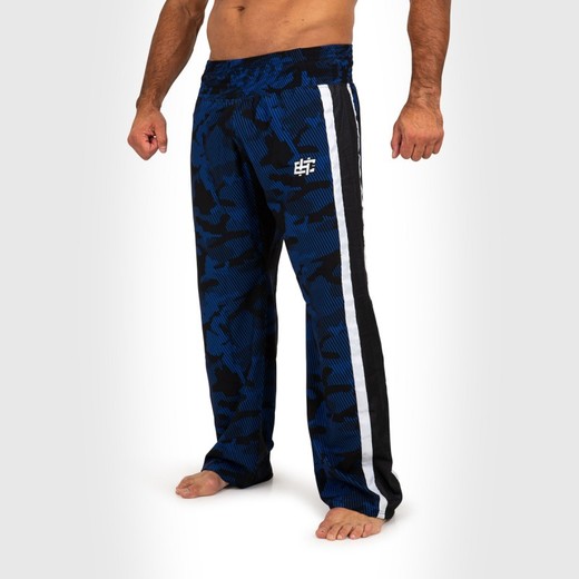 Spodnie kickboxing "HAVOC" Extreme Hobby - niebieskie
