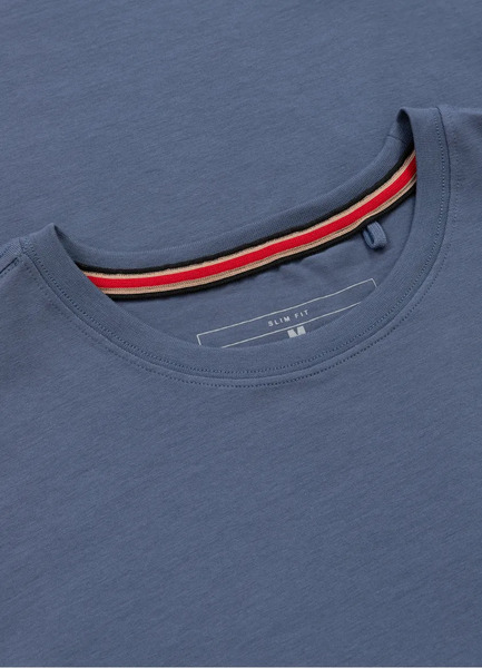  PIT BULL Slim Fit Men&#39;s T-Shirt &quot;USA CAL&quot; - Dark Blue