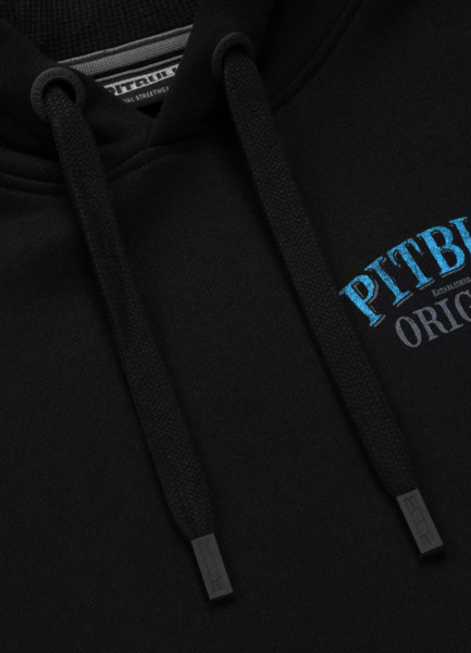 Bluza męska z kapturem PIT BULL "MIDNIGHT" - czarny