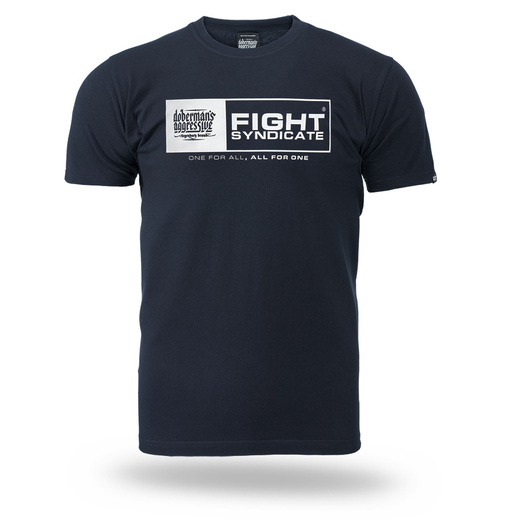Koszulka T-shirt Dobermans Aggressive "FIGHT SYNDICATE TS420" - granatowa
