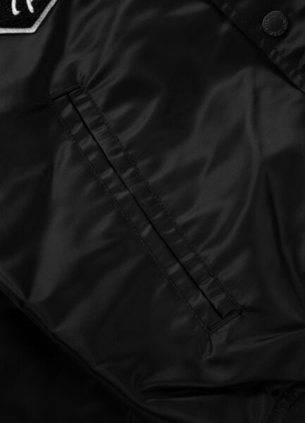 Kurtka przejściowa bejsbolówka z kapturem PIT BULL "ANGELA SAN DIEGO" - czarny