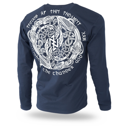 Longsleeve Dobermans Aggressive "MYSTICAL CIRCLE" LS253" - granatowy
