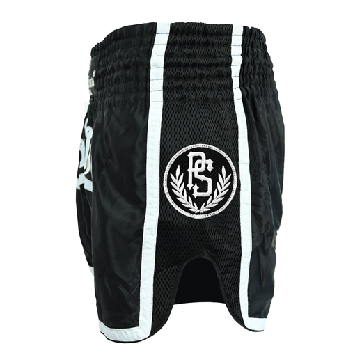 Muay Thai Shorts Pretorian "Elite" - black/white