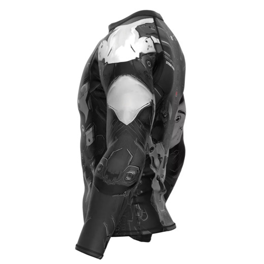 Extreme Hobby Men's Longsleeve Rashguard | IRON FORCE - White