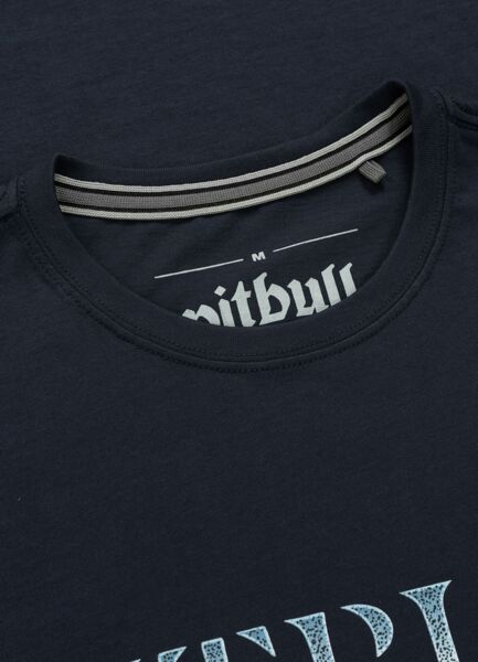 PIT BULL "WORLD" men's t-shirt - navy blue
