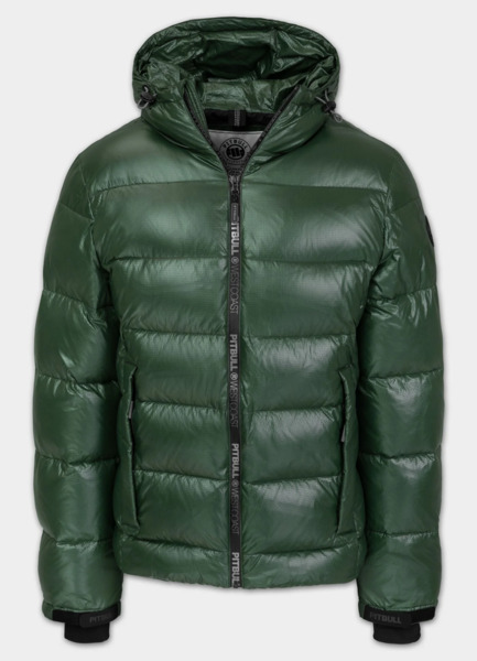 Kurtka zimowa PIT BULL "PEPPERWOOD" - ciemny zielony