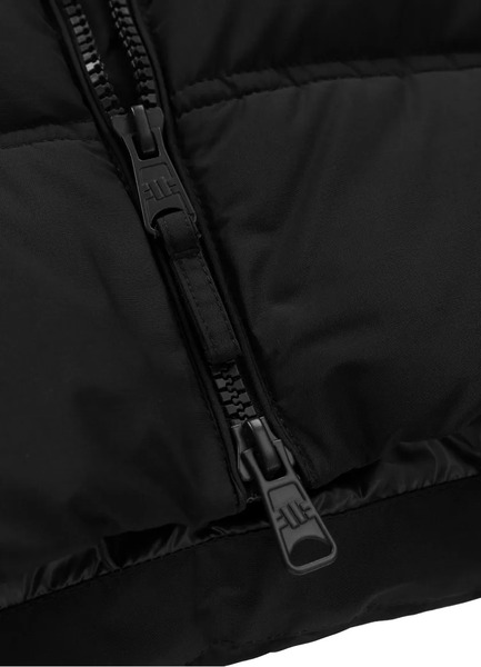 Men&#39;s winter jacket with hood PIT BULL &quot;DUNCAN&quot; - black