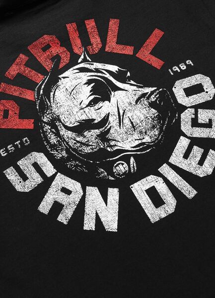 PIT BULL "DOG SD" Men's T-Shirt - Black
