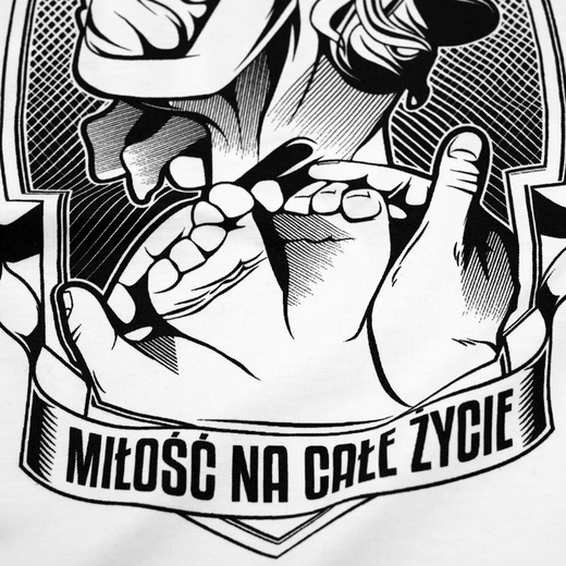 Koszulka damska "Mama i Syn" - biała