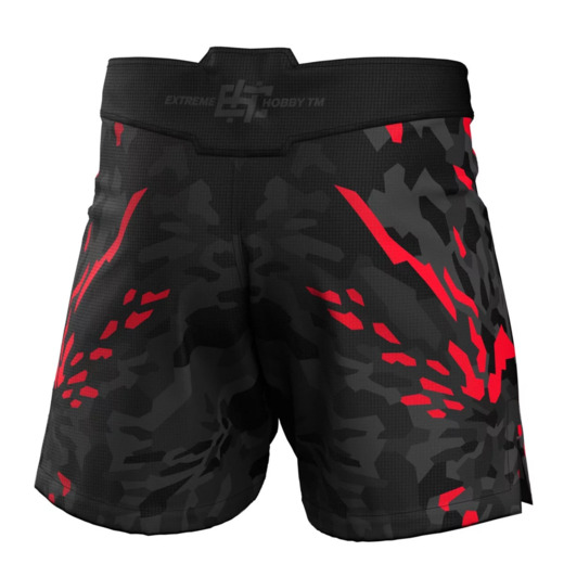  Extreme Hobby Athletic Shorts | BLACK PANTHER - Black/Red