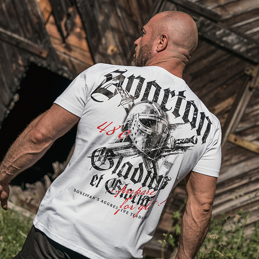 Koszulka T-shirt Dobermans Aggressive "Gladius TS302" - beżowa