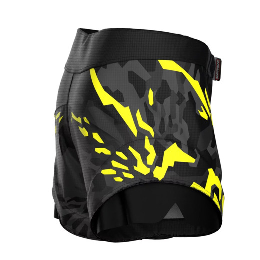 Spodenki combat Extreme Hobby | BLACK PANTHER - czarny/żółty