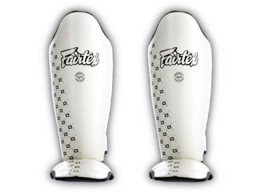 Shin and foot protectors Fairtex SP5 (white) &quot;COMPETITION&quot; &quot;K&quot;