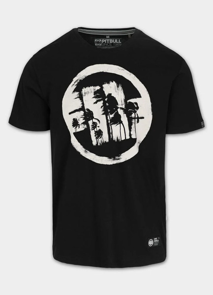 PIT BULL "PALMS" Men's T-Shirt - Black
