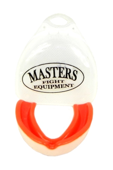 Single jaw mouthguard Masters OZ GEL - white and orange