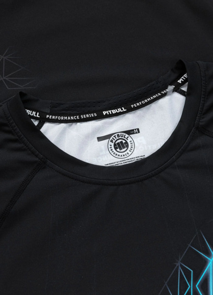 Rashguard longsleeve PIT BULL "RAY" - czarny/niebieski