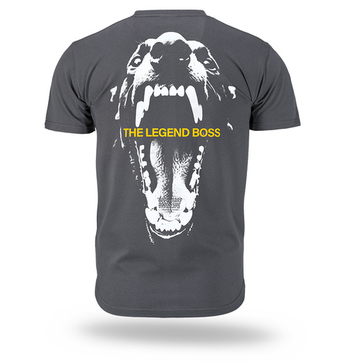 Koszulka T-shirt Dobermans Aggressive "MOUTH" TS391 - grafitowa