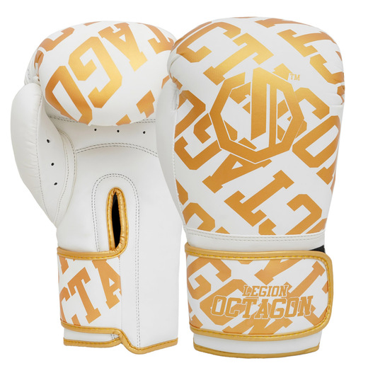 Legion Octagon Eclipse Boxing Gloves white/gold