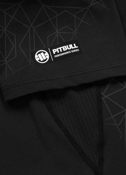 Rashguard PIT BULL "RAY - czarny/niebieski