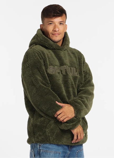 Men's hoodie PIT BULL "ARAGON" - olive