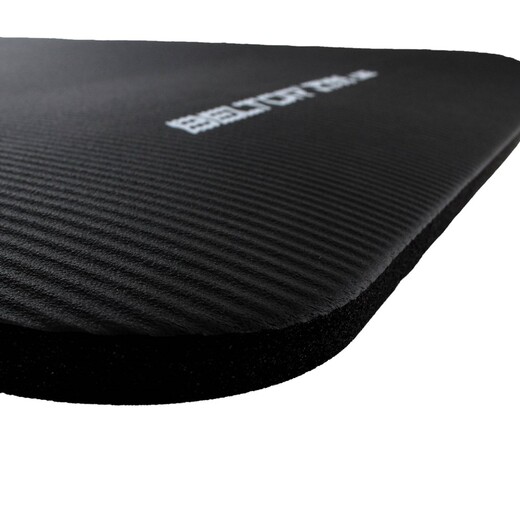 Gruba mata do ćwiczeń fitness Beltor NBR 1,5 cm - czarna