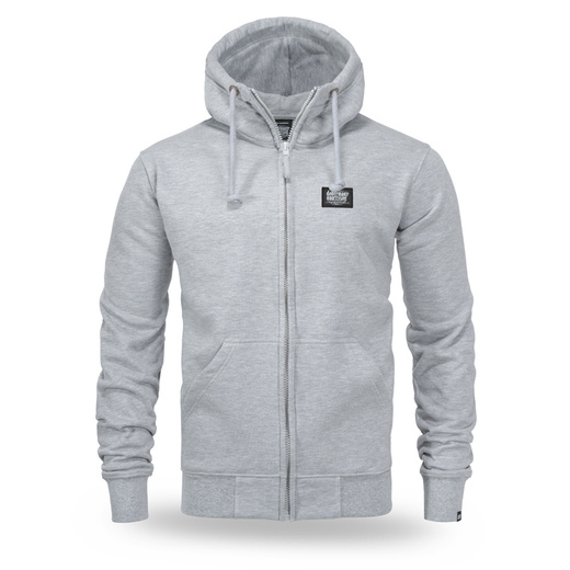 Dobermans Aggressive "CLASSIC TEE BZ397E" Zip-Up Hoodie - Gray