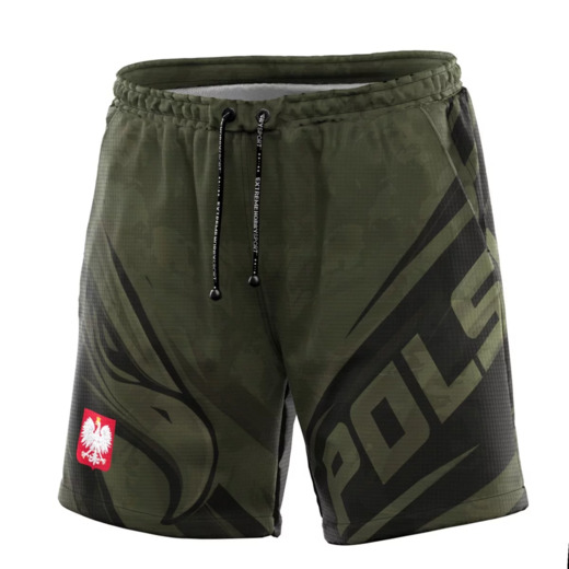 Szorty sportowe Extreme Hobby | POLSKA ULTIMATE - khaki