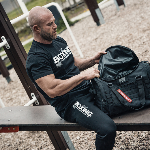 Spodnie dresowe Dobermans Aggressive "Kill Boxing SPD294" - szare