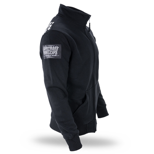 Bluza rozpinana Dobermans Aggressive "Legendary BCZ239" - czarna