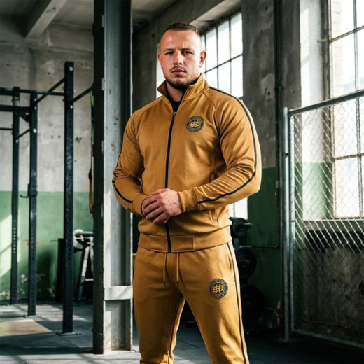 Dres sportowy męski Extreme Hobby "MODE" - komplet miodowy