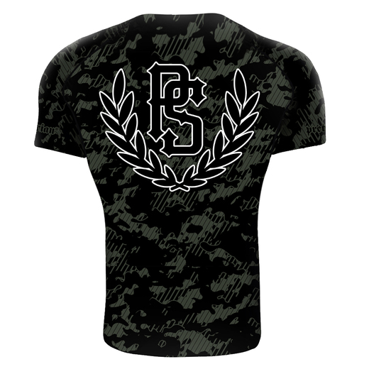Rashguard short sleeve Pretorian "Khaki Camo"