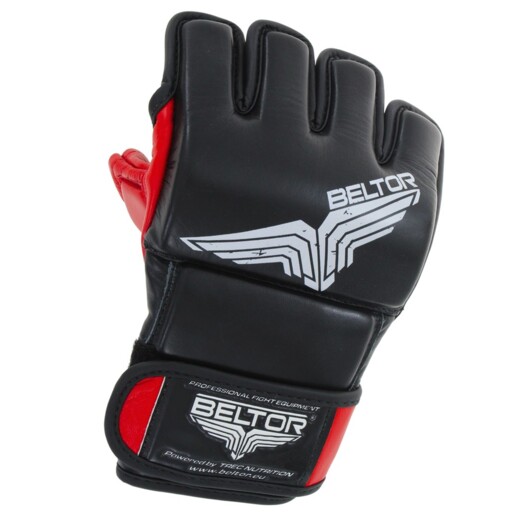 Pride Beltor MMA Gloves - Black/Red