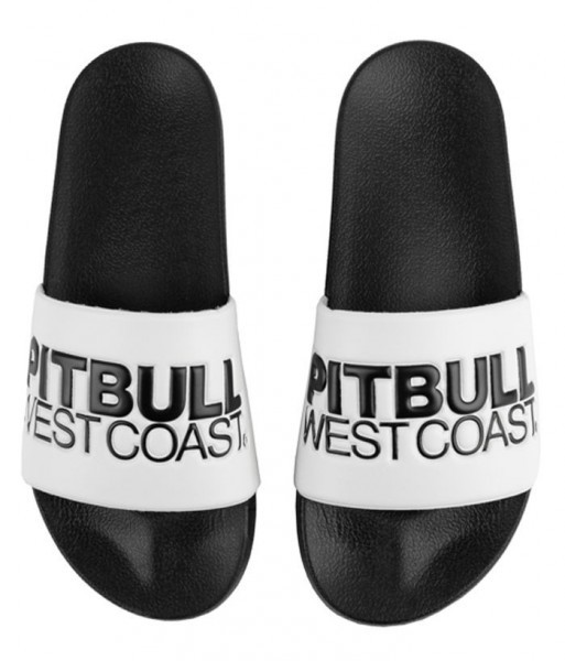 Klapki PIT BULL "TNT" White/Black