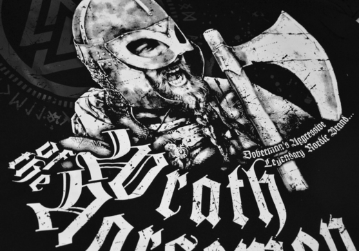 Dobermans Aggressive "Wrath Norsemen BC208" sweatshirt - black