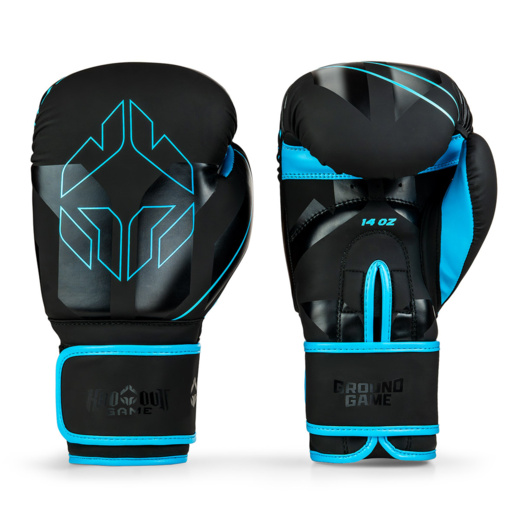 Rękawice bokserskie Ground Game Logo 3.0 Blue